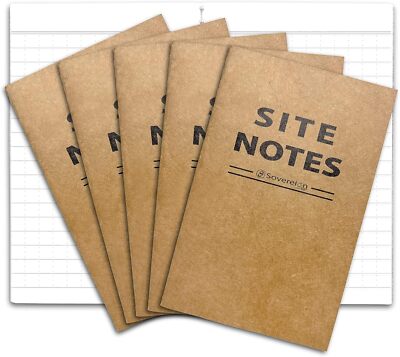 Sovereign-Gear Field Notes Notebooks 5 Pack | Small Field Memo Book Notepad Refi