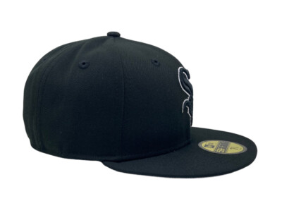 New Era Chicago White Sox Black MLB 59fifty hat cap size 75/8, 73 