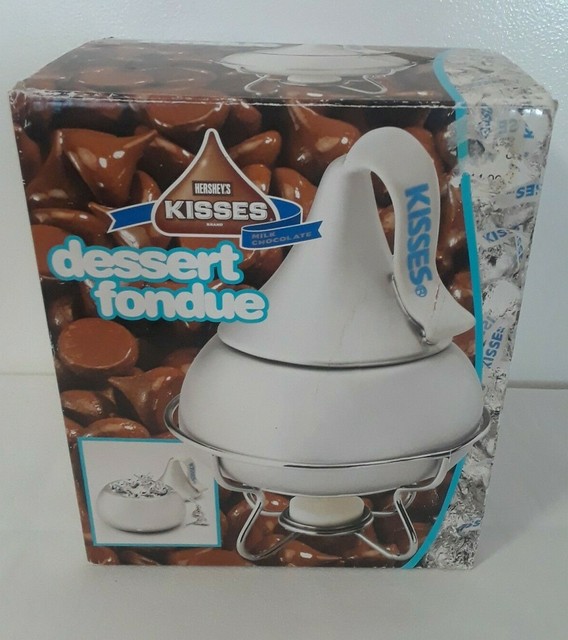 Hershey`s Kisses Silver Dessert Fondue Set eBay