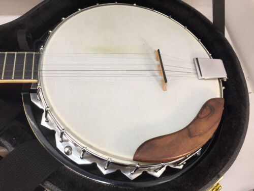 Jida 4 Strings Musical Instrument Martin & Co Banjo with Carrying Case - Picture 3 of 17