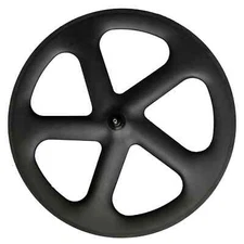 Carbon Wheels 5 Spoke Novatec Hub Track/Road V Brake Disc Brake Cycling Wheelset