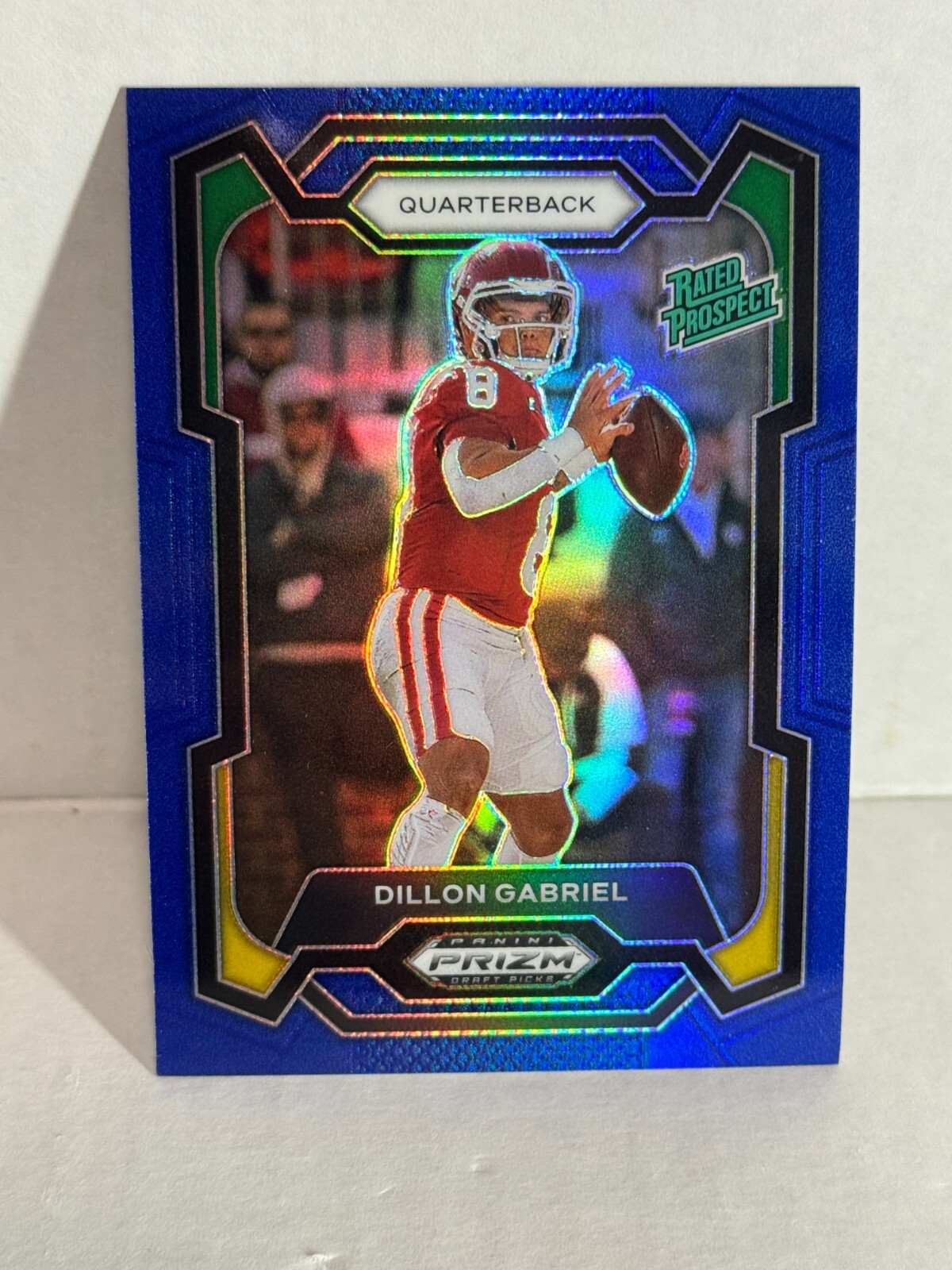 2024 Panini Prizm Draft DILLON GABRIEL Rated Prospect BLUE /199 Oregon