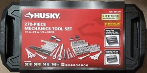 Husky 270 Ensemble d'outils de mécanicien de pièce avec 3 Boîte à tiroirs