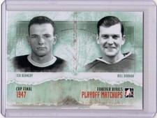 TED KENNEDY BILL DURNAN 12/13 ITG Forever Rivals Playoff Matchups #PM-07 Insert