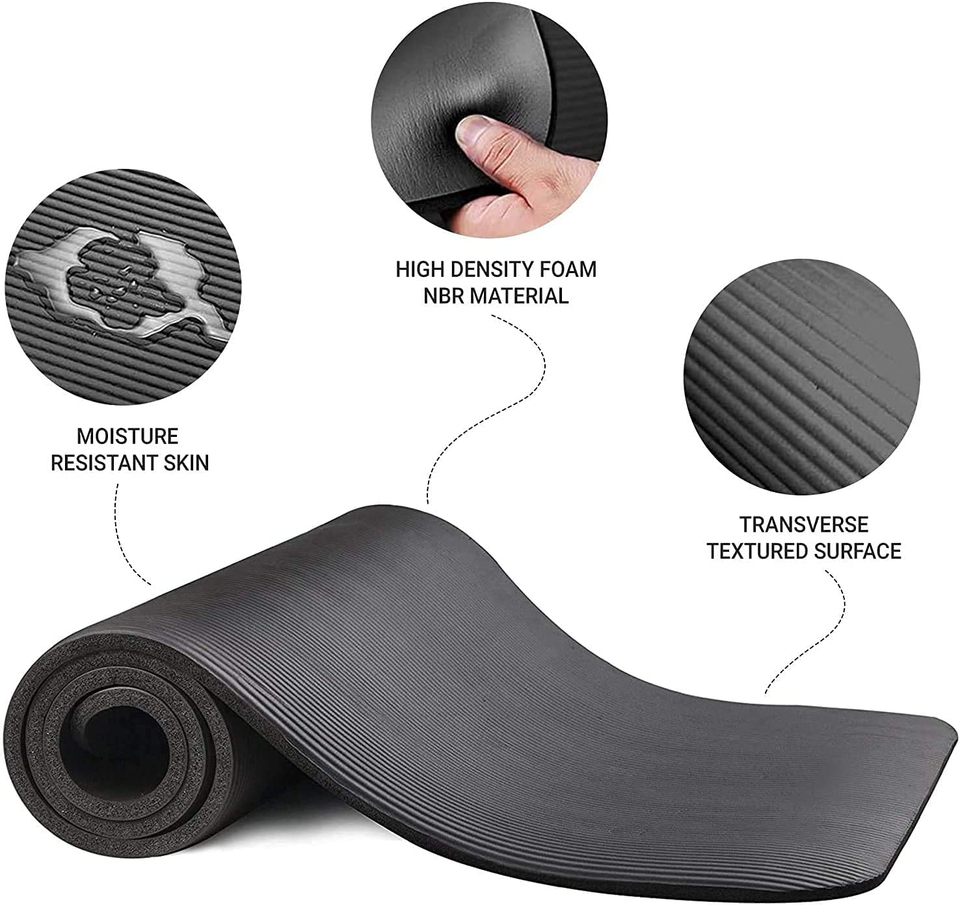 Professional NonSlip TPE Yoga Mat, Workout Mat for Yoga, Pilates