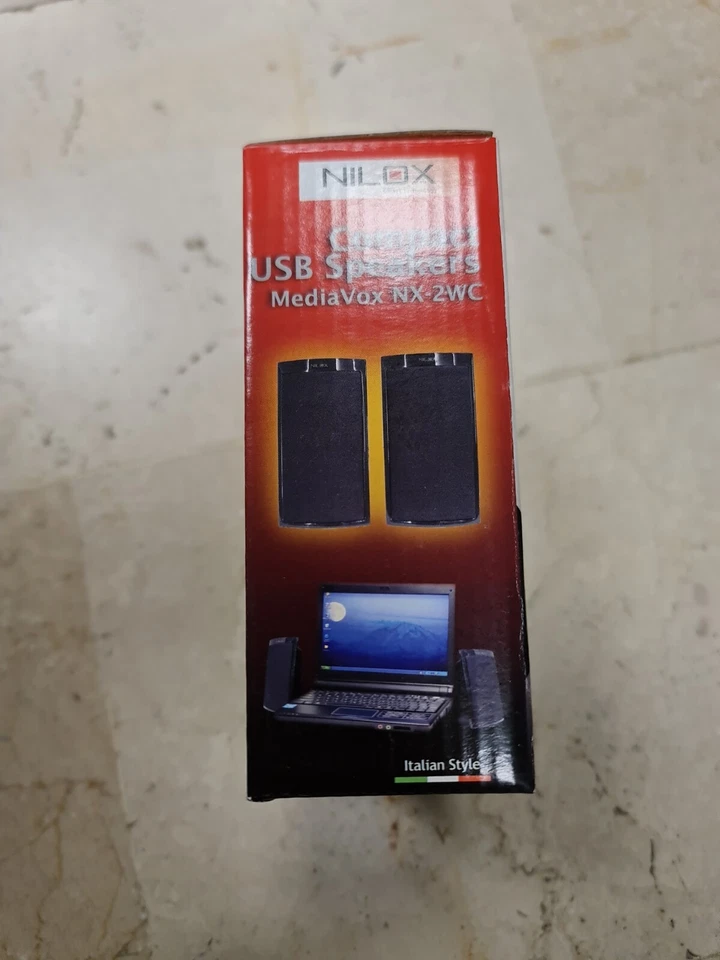 Casse AUDIO Speaker per PC 2.0 COMPUTER USB NOTEBOOK ALTOPARLANTI STEREO Nilox - Immagine 2 di 4