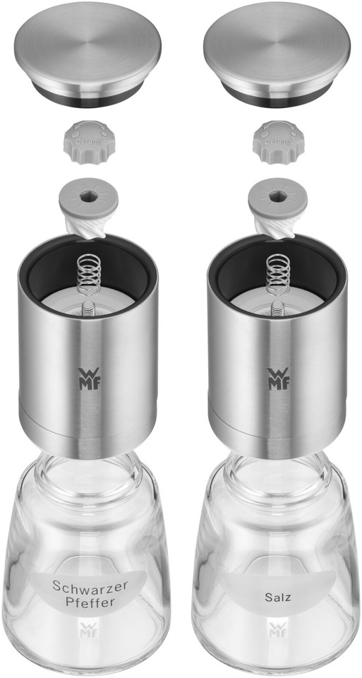 WMF Mini Gewürzmühle Klein 11 Cm Unbefüllt, Cromargan Edelstahl