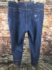 Vintage 80s Cap Ferrat 44" X 30" Regular Blue Jeans Cotton Blend Made in USA