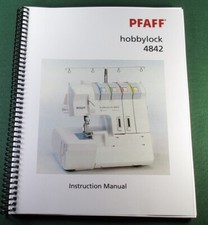 PFAFF Hobbylock 4842 Instruction Manual: Full...