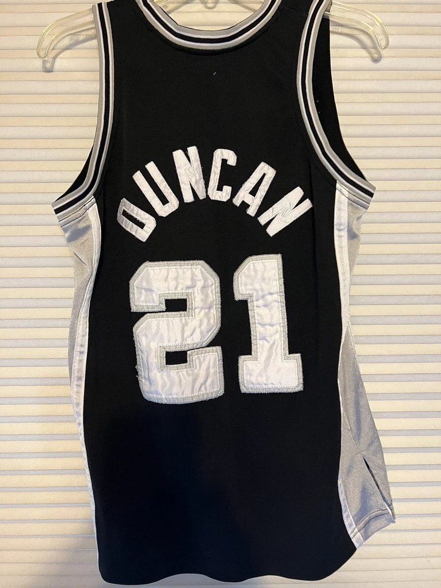 Men's San Antonio Spurs Tim Duncan #21 Nike Black 20/21 Swingman Jersey -  City Edition