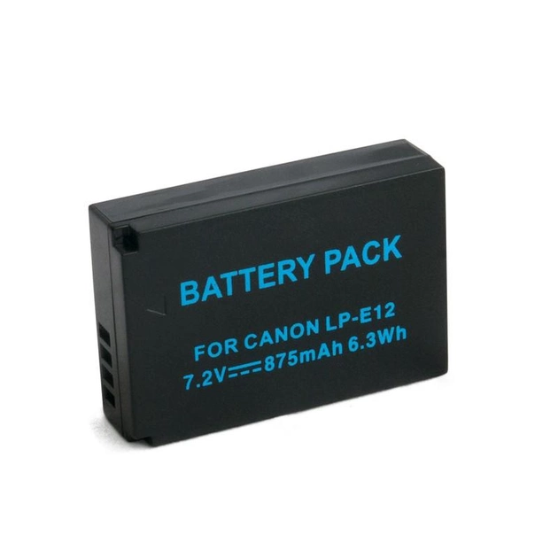Battery for Canon LP-E12 EOS M M2 M10 M50 M50 II M100 100D / PowerShot SX70 HS