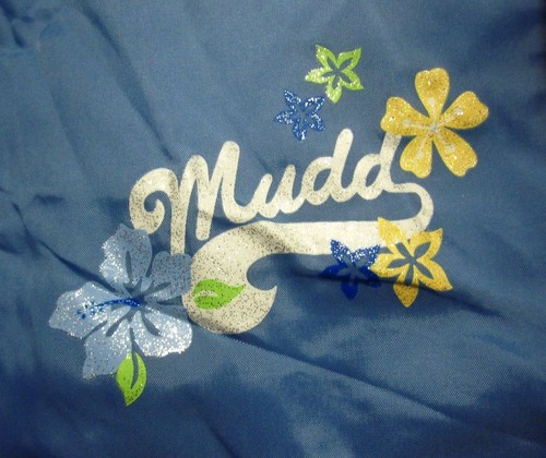 MUDD girls med athletic short shorts NWT nylon Hawaiian floral w/ tags - Picture 3 of 4