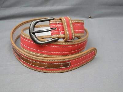 Womens Swatch Belt Coral Pink Size 32 Medium