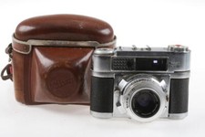 Paxette MARRONE con cassarite 50 mm f/2,8 - Numero SN: 1989076