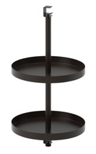 IKEA ENHET Étagère pivotante, anthracite, 40x21 cm, 15 3/4"x8 17/64", NEUVE