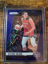 2024 WNBA Prizm Stefanie Dolson Blue Velocity Prizm #34 Washington Mystics