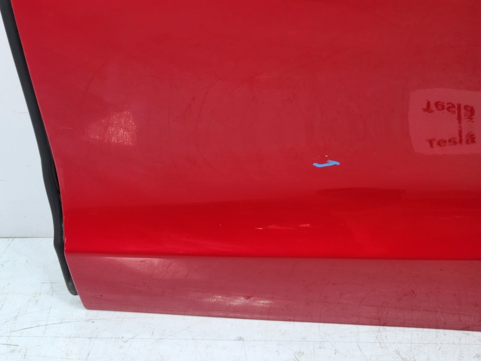 12-16 OEM Tesla Model S Rear Left Driver Side Door Shell Panel Red PPMR ...
