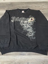 Vintage Y2k Team NFL Washington Redskins Black Sweatshirt Size 3XL