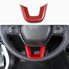 For Acura Integra 2023-2024 Bright Red Steering Wheel U-Type Panel Cover Trim 1X