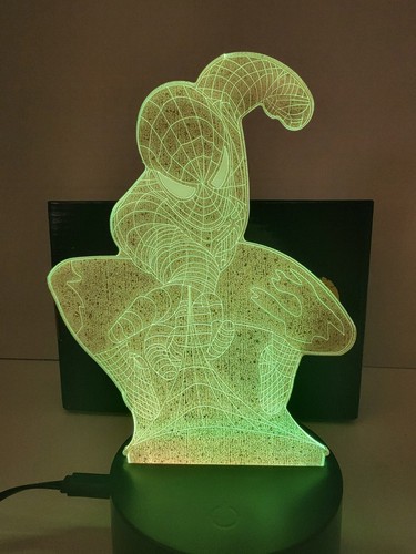Creative 3D Marvel Spider-man RBG Nighlight LED Lamp - Picture 12 of 14