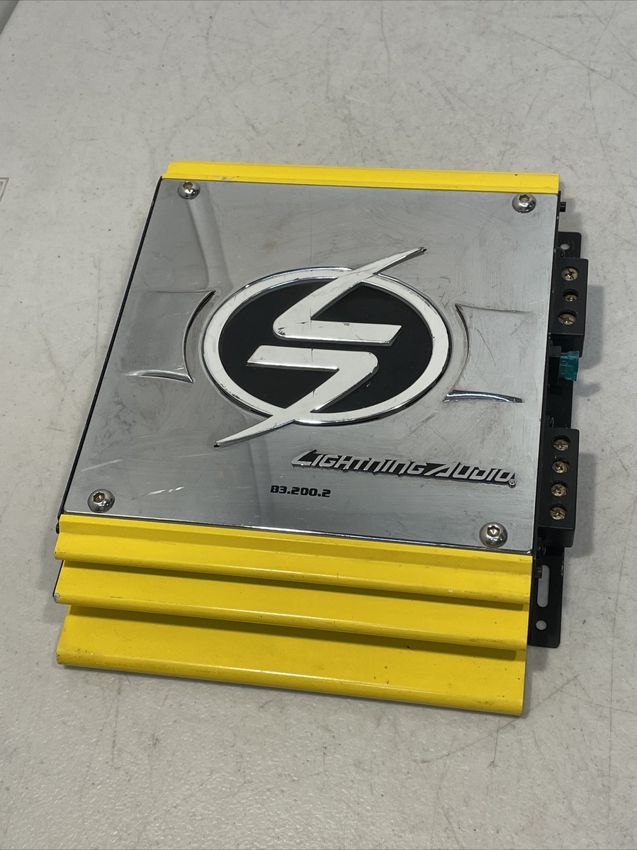 Lightning Audio AMP B3.200.2 600 Watt Car Audio Amplifier Works