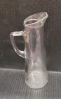 Vintage Elegant Prohibition Clear Glass 10.5" Pitcher *Federal Law Forbids Sale*