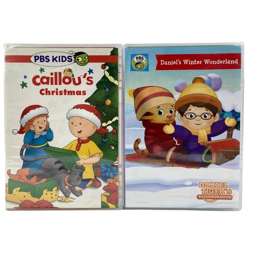 2-PACK PBS Caillous Christmas & Daniel Tigers Neighborhood Winter Wonderland DVD - Picture 2 of 9