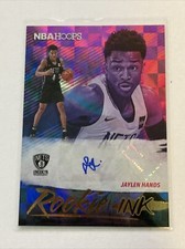 JAYLEN HANDS 2019-20 Panini NBA Hoops #RI-JHD Ink ROOKIE AUTO Nets RC