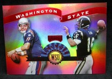 Drew Bledsoe/Ryan Leaf 1999 Playoff Prestige Jumbo Alma Mater WSU Card#AM13!