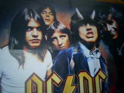 AC/DC HIGHWAY TO HELL - POSTER - 46 cm x 58 cm BON SCOTT HARD ROCK