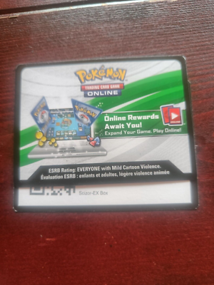 Pokemon TCG online code Scizor EX Collection Box