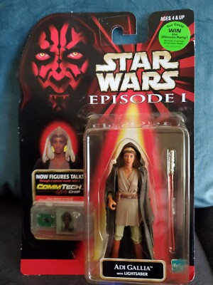Star Wars  Episode 1 -  Adi Gallia   w/ Commtech Chip (1016DJ17) 84124