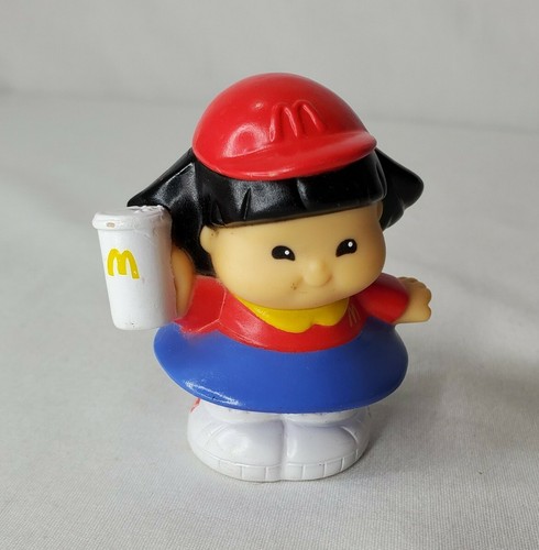 Figura camarera trabajadora de restaurante Little People McDonalds 2003 Fisher Price - Imagen 2 de 12