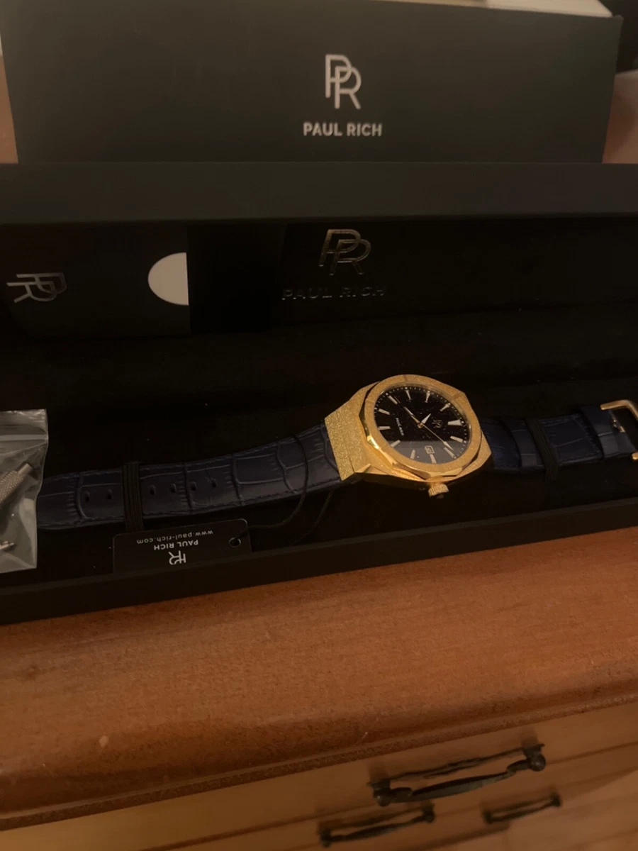 watch men automatic used 45 mm paul rich