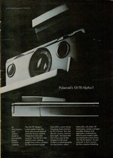 1977 Polaroid SX-70 Alpha 1 Land Camera Folding SLR Creative Vintage Print Ad