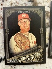 2018 TOPPS ALLEN GINTER X BASEBALL BASE CARD NATIONALS SEAN DOOLITTLE #118