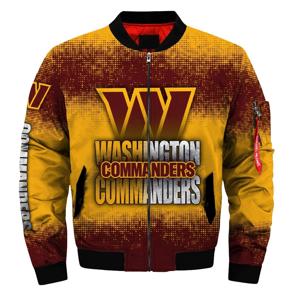 Washington Commanders Men's Flight Bomber Jacket