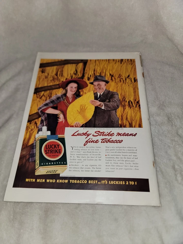 Life Magazine November 10 1941 WW2 Gene Tierney Russian Guerillas Submarines - Image 2 of 4