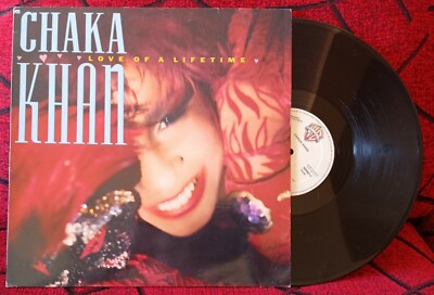 CHAKA KHAN ** Love Of A Lifetime ** RARE 1986 Spain 12'' PROMO Single