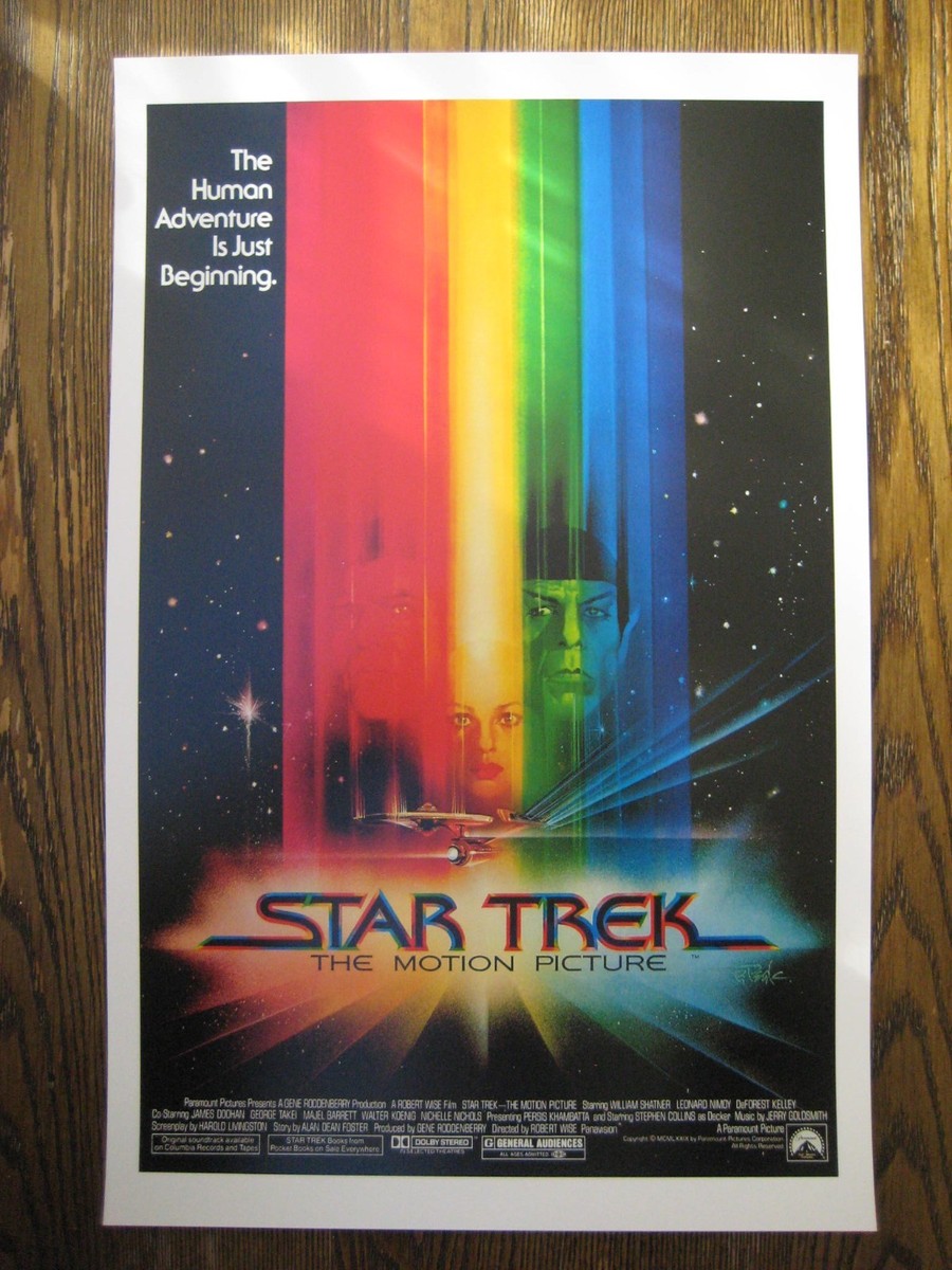 1979 Star Trek The Motion Picture Movie Poster 11 x 17 William