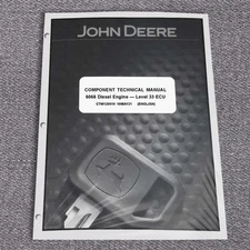 John Deere 6068, 6.8L POWERTECH Engine Technical Service Repair Manual CTM120019