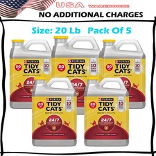 Purina Tidy Cats 24/7 Clumping Cat Litter, Low Dust, Deodorizing, 20 lb. Jug