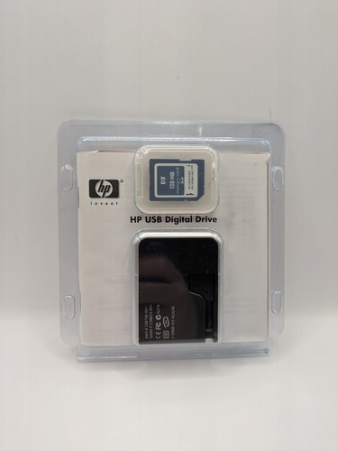 Hewlett Packard HP USB Digital Drive für SD Karten MIT 128 MB SD-Karte! BRANDNEU