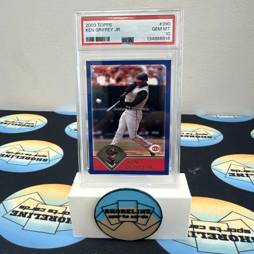 2003 Topps Ken Griffey Jr. #390 Cincinnati Reds PSA 10 *SUPER SHARP*HOT*