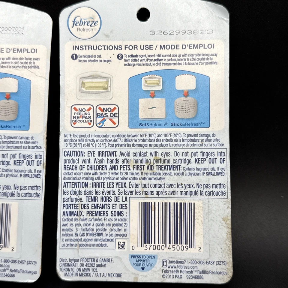 2 packs Febreze Refresh Linen & Sky Air Freshener Set & Refresh Scent 2 Refills - Image 3 of 4
