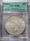 1924-S AU55 Peace Dollar IGC
