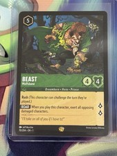 Disney Lorcana Beast   Wolfsbane 70/204 The First Chapter Legendary Non-Foil NM