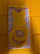 Peeps Yellow Bunny Silicon Baby Teether