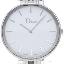 Dior Bagira Men's Watch CD094110 Stainless Steel mensWatch white USED