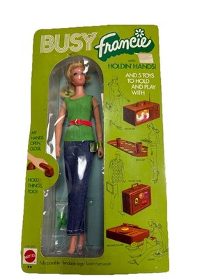 Vintage Busy Hands Francie Doll BRAND NEW SEALED NRFB MIB MIP